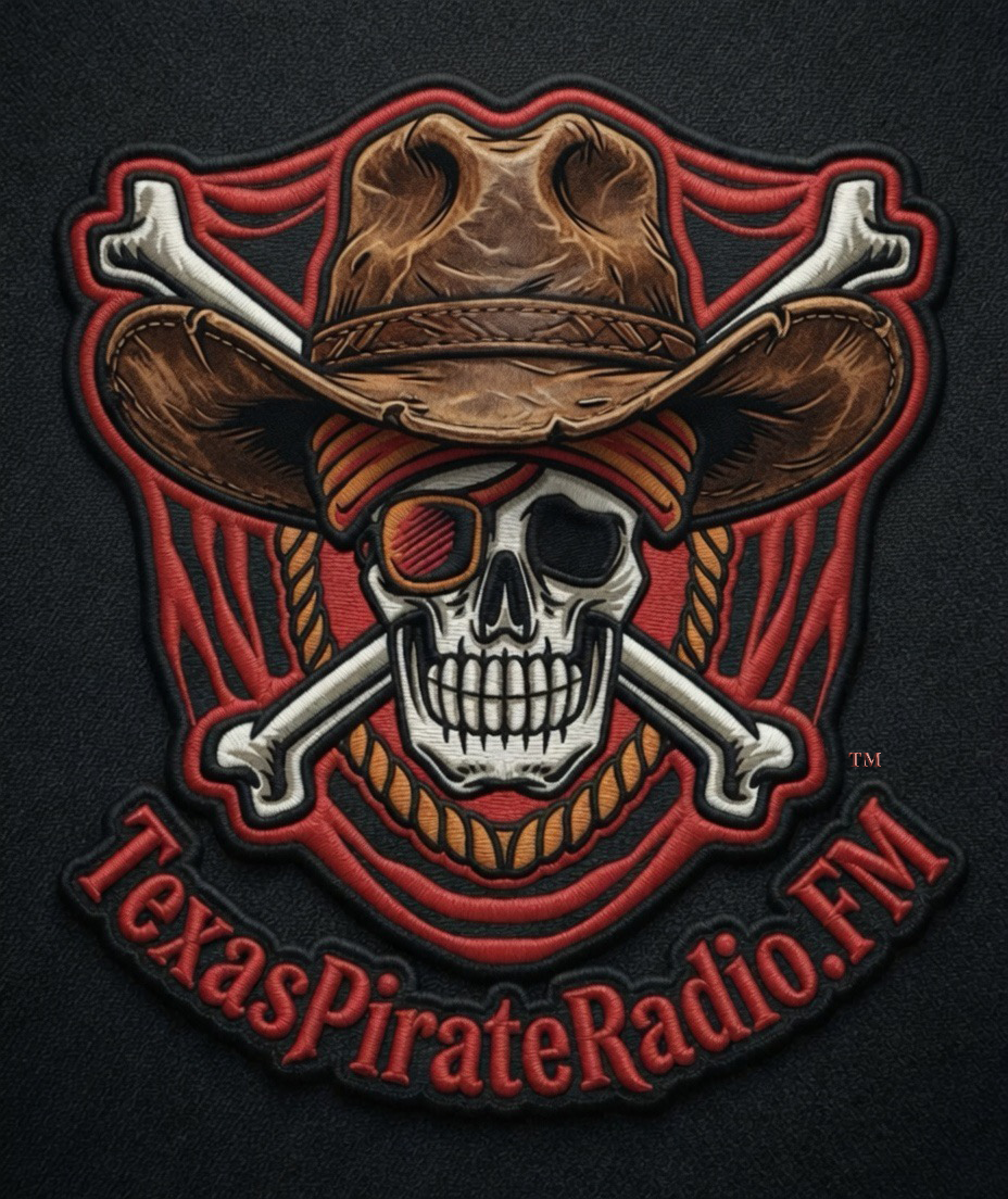 Texas Pirate Radio FM patch logo